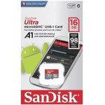 Sandisk Ultra microSDXC UHS-I Card 16GB
